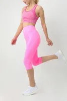 Seamless Kadın Spor Tayt DoReMi 001-002105 Neon Pink farklı açı