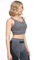 Energy Gym Sporcu Sütyeni Mio Studio 001-002108 Antrasit farklı açı