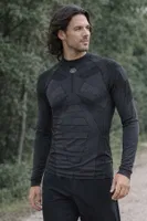 Uzun Kollu Erkek Spor Tişört Miofit 001-001118 Füme detay görünüm