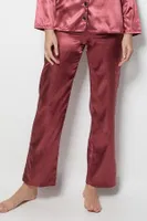 Bayan Saten Pijama Alt Miorre 001-001124 Eflatun görsel 4