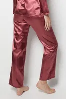 Bayan Saten Pijama Alt Miorre 001-001124 Eflatun görsel 6