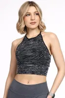 Çift Taraflı Seamless Spor Sütyen Miorre 999-ZZ0119 Desenli görsel 4