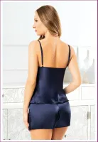 Şortlu Kadın Saten Pijama Takım Miss Laris 3098 Görsel detay görünüm