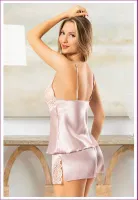 Saten Şortlu Kadın Pijama Takım Miss Laris 3101 Görsel detay görünüm