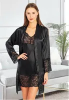 Dantelli İkili Saten Takım Miss Laris 5055 Görsel