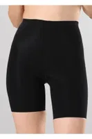 Missfit Kadın Uzun Paçalı Silikonlu Şort Lazer Kesim 12701 Siyah görsel 5