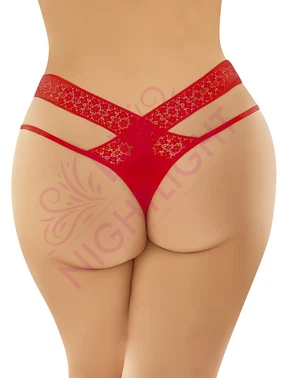 NightLight Yanları Pencereli Dantelli Büyük Beden Erotik Külot NightLight 9154-1 - Alternatif Görünüm