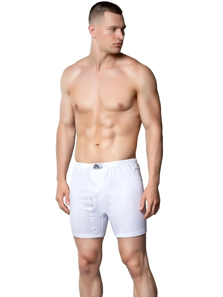 Penye Beyaz Erkek Arjantin Boxer Gümüş 3007 - 6 Adet