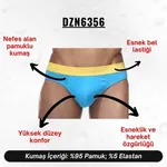 Geniş Lastikli Penye Erkek Slip Darkzone DZN6356 Görsel farklı açı