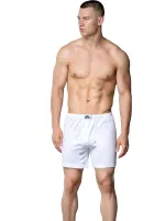 6Lı Ribana Beyaz Erkek Arjantin Boxer Gümüş 3057 - 6 Adet Beyaz