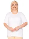 Ribana Kısa Kollu Kadın Kaşkorse Fanila Gümüş 3013 - 6 Adet