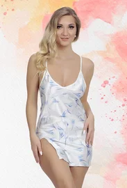 SHE Saten Beyaz Asklı Fantezi Mini Gecelik SHE 1332