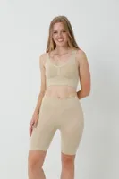 Seamless Dikişsiz Uzun Paçalı Kadın Boxer 1410 Ten görsel 6