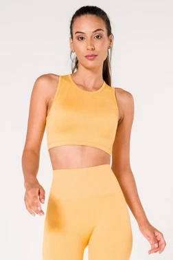 FormActive Kalın Askılı Seamless Fitilli Spor Sütyeni FormActive 1510 Saks Mavi - Alternatif Görünüm