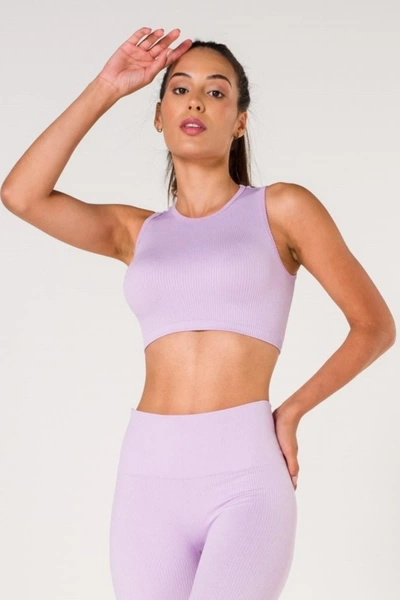 Lila Seamless Fitilli Spor Sütyeni FormActive 1510