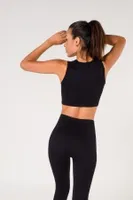 Siyah Seamless Fitilli Spor Sütyeni FormActive 1510 Siyah görsel 4