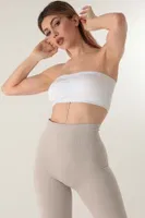 Seamless Straplez Askısız Pedsiz Büstiyer Miorre 999-ZZ0158 Beyaz farklı açı