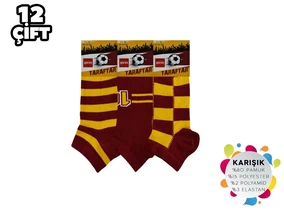 Şirin Taraftar Çocuk Patik Çorap 12'li Şirin 004-GS - 12 ADET - Alternatif Görünüm