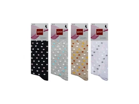 Şirin Desenli Kadın Penye Çorap 12'li Şirin 4000-122 - 12 ADET - Alternatif Görünüm