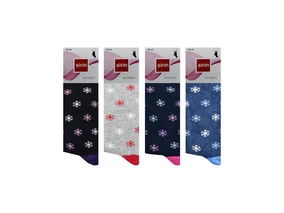 Şirin Desenli Kadın Penye Çorap 12'li Şirin 4000-127- 12 ADET - Alternatif Görünüm