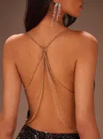 Sırt Zincir Dekolteli Payetli Seksi Mini Kadın Elbise For Dreams 8614 Siyah görsel 8