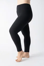 Confeo Siyah Kadın Büyük Beden Modal Tayt Confeo C801-507