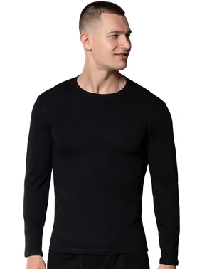 Gümüş Siyah Likralı Uzun Kollu Erkek Fanila Atlet Gümüş 4022 - Alternatif Görünüm