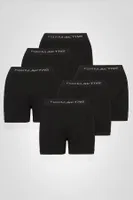 Siyah Microfiber Likralı Sentetik Yapili Erkek Boxer 6li Set FormActive 4400 Siyah
