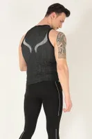 Sporcu Gym Seamless Dikişsiz T-shirt - 001-001152 Antrasit detay görünüm
