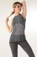 Gym Seamless Dikişsiz T-shirt Miorre 001-001261 Gri