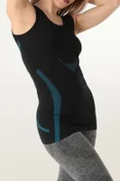Sporcu Gym Seamless Dikişsiz T-shirt DoReMi 001-026136 Siyah farklı açı