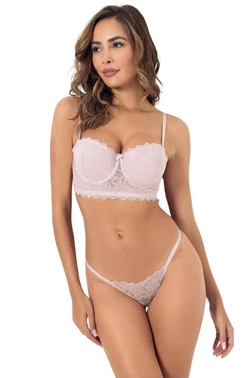 Godewo Straplez Dantelli B Cup Sütyen Takım Godewo 2035