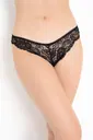 Siyah Dantel Kadın Tanga Külot G-Box 928