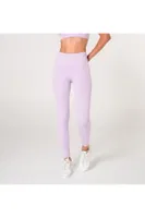 Toparlayıcı Çift Katlı Dikişsiz Yüksek Bel Fitilli Spor Tayt FormActive 1550 Lila görsel 18