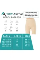 Toparlayıcı Uzun Paçalı Kadın Ten Korse FormActive 1010 Ten görsel 5