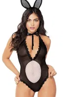 Tül Seksi Fantazi Siyah Body Loomerie 215 Siyah