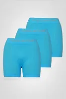 Turkuaz Microfiber Likralı Sentetik Yapılı Erkek Boxer 6lı Set FormActive 4400 - 6 ADET Turkuaz görsel 5