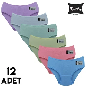 Tutku Kız Çocuk Pandora Külot 12'li Tutku 0852