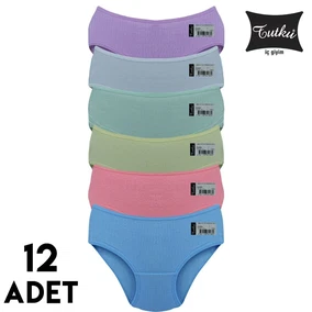 Tutku Kız Çocuk Pandora Külot 12'li Tutku 0852 - Alternatif Görünüm