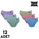Pandora Bato Kadın Külot 12'li Tutku 0962 Karışık Renk görsel 4