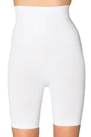 Uzun Paçalı Beyaz Toparlayıcı Kadın Korse FormActive 1010  Beyaz