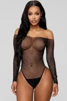 Uzun Kollu Taşlı Fantazi Body Vücut Çorabı Vivaldy 4832 Görsel detay görünüm