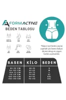 Yüksek Bel Paçalı Soft Kadın Korse FormActive 2070  Ten görsel 8