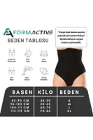 Yüksek Bel Slip Yumuşak Korse FormActive 2065  Beyaz görsel 5