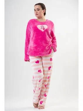 Vienetta Kadın Polar Pijama Takımı Vienetta Softpure 202117