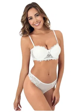 Godewo Straplez Dantelli Kadın Sütyen Takım Godewo 2085 - Alternatif Görünüm
