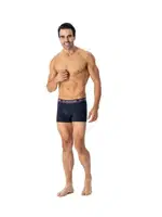 3'lü Paket Pamuklu Erkek Boxer Us. POLO Assn. 80516 Görsel görsel 5