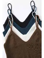 4 lü Paket Askılı Bluz Crop Angelsin MS 3910 Çok Renkli Çok Renkli farklı açı