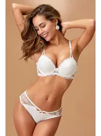 Nurteks Destekli Dantelli Kadın Sütyen Takım Nurteks 4471