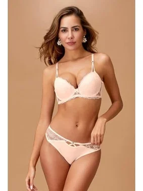 Nurteks Destekli Dantelli Kadın Sütyen Takım Nurteks 4471 - Alternatif Görünüm